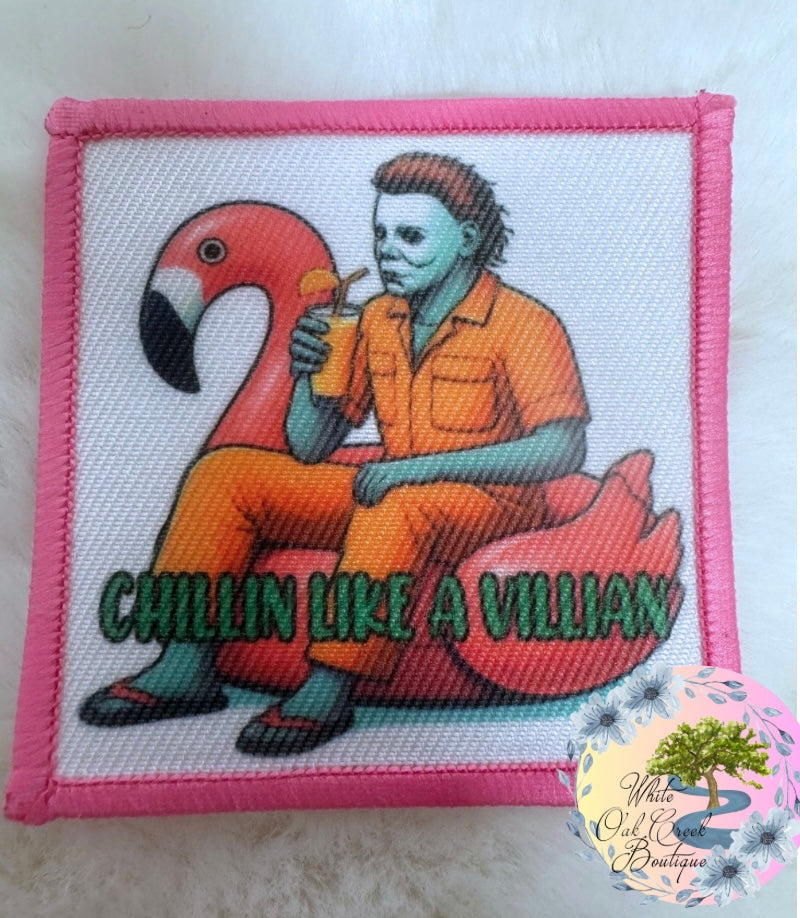 Pink Michael Myers Hat Patch