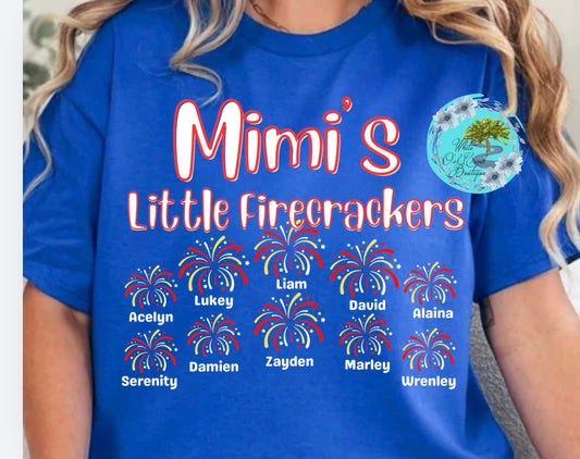 Personalized Little Firecrackers T-Shirt