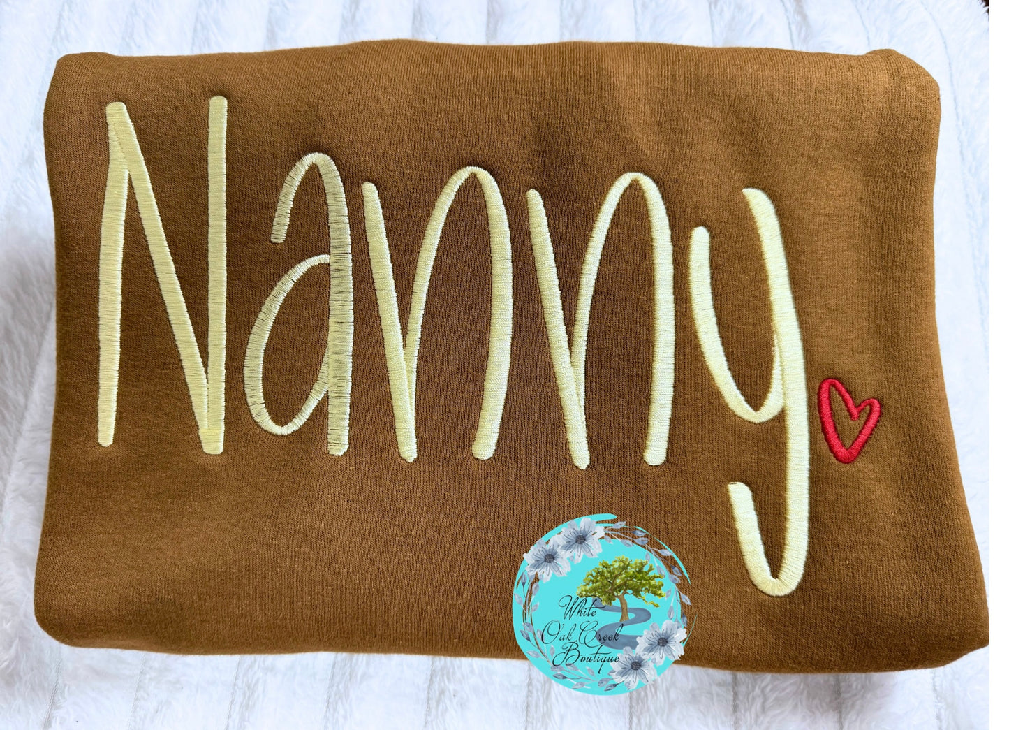 Fall Personalized Embroidered Sweatshirt