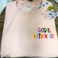 God Is Within Her She Will Not Fall Blush Pink Crewneck Sweatshirt