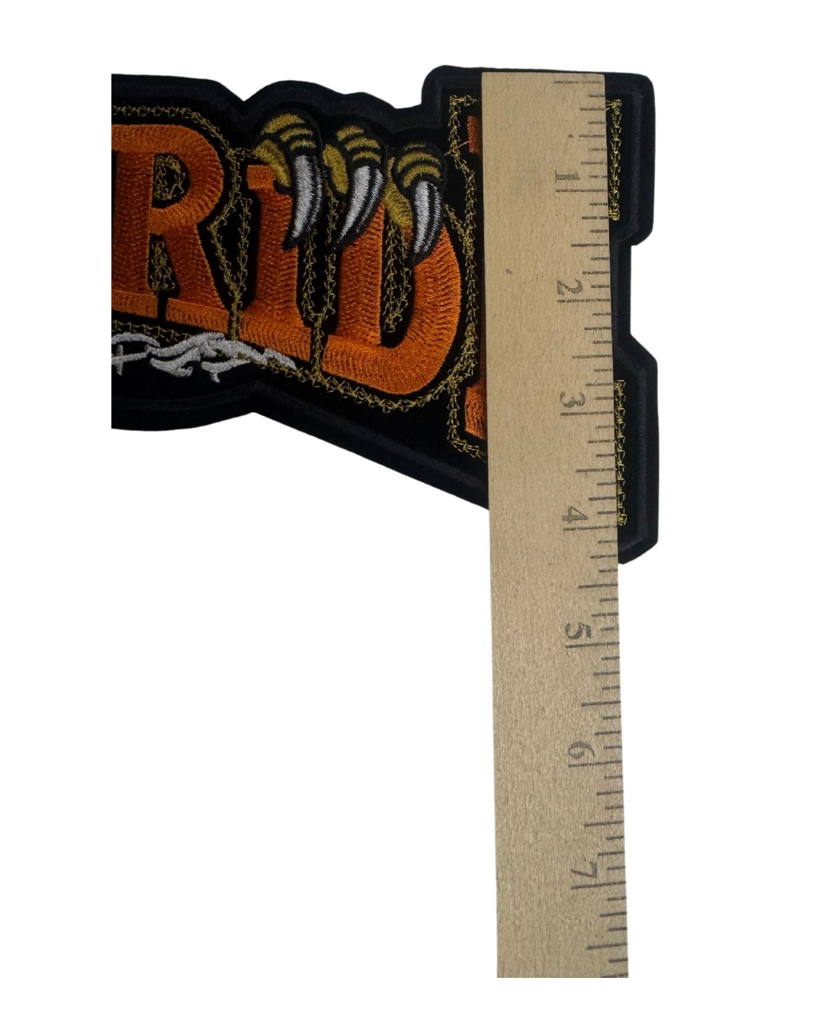 Live to Ride Embroidered Large 12 1/2” Iron on w/ adhesive