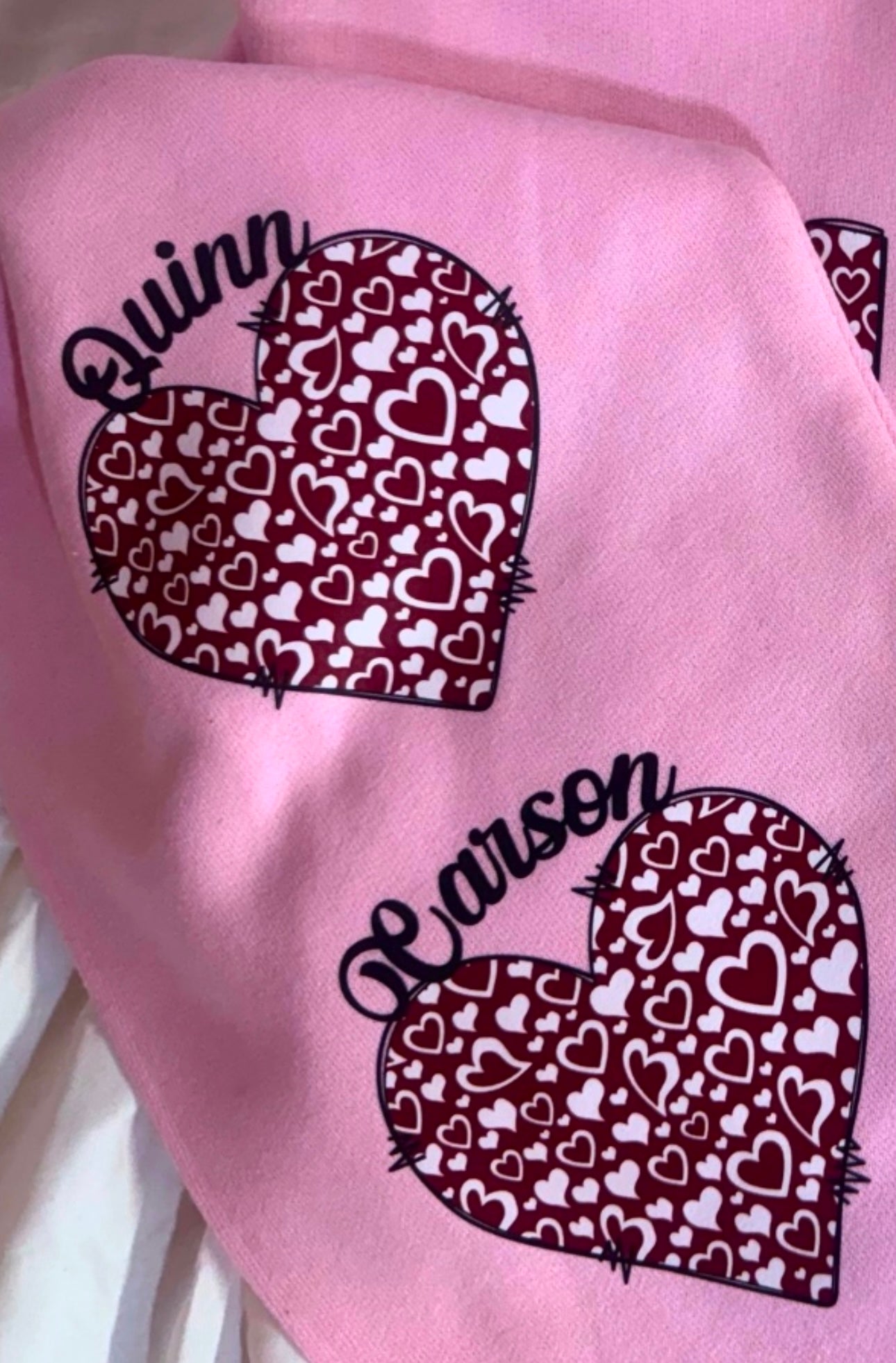 Sleeve add-on *** Valentine Doodle Sweatshirt