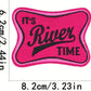 River Time Hat Patch