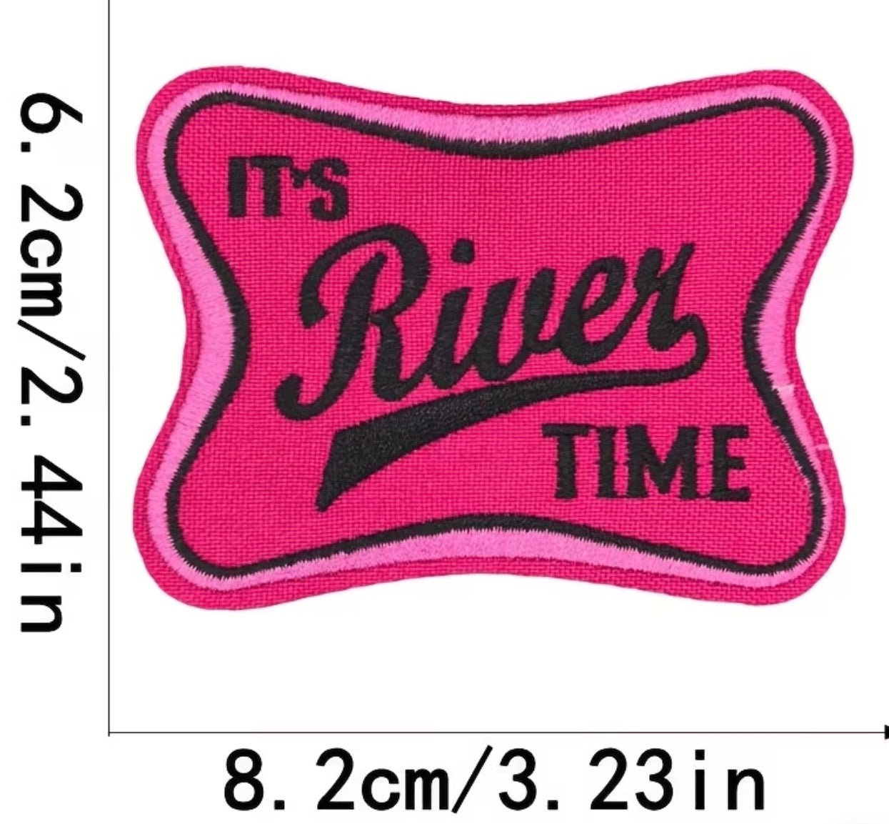 River Time Hat Patch