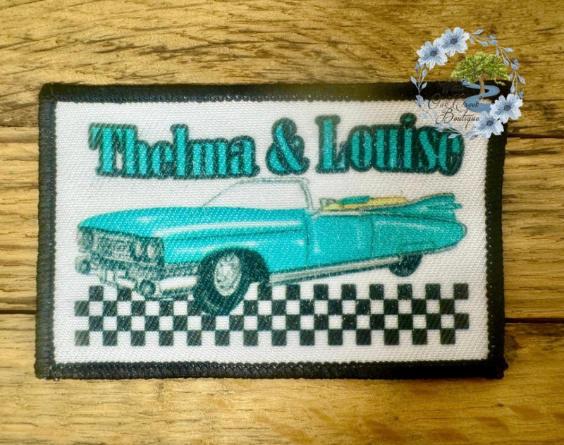 Thelma & Louise rectangle Trucker Hat Patch