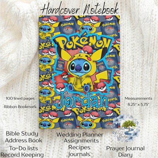 Pokémon Hardcover Notebook Personalized