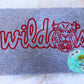 Wildcats Embroidered Sweatshirt Vintage Font