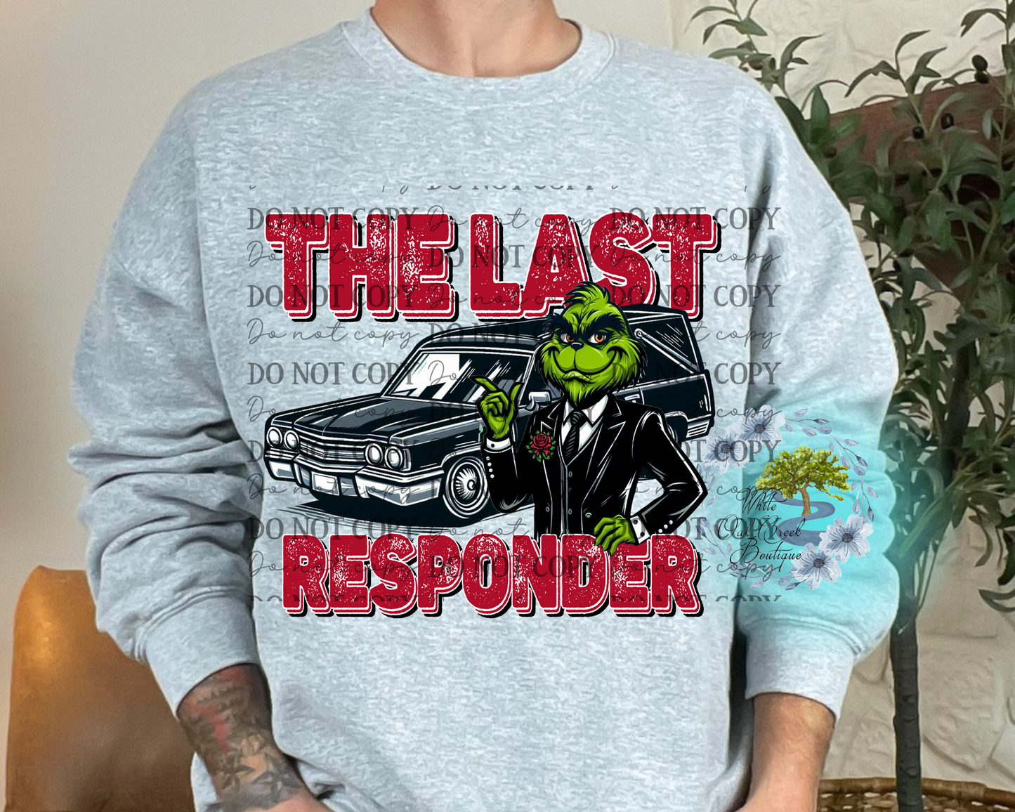 Funeral Director Sweatshirt or T-Shirt Green Guy