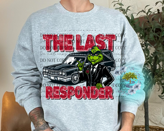 Funeral Director Sweatshirt or T-Shirt Green Guy