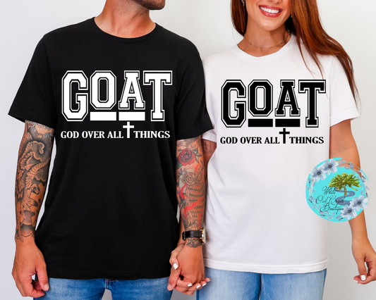 Goat God Over All Things Adult or Youth