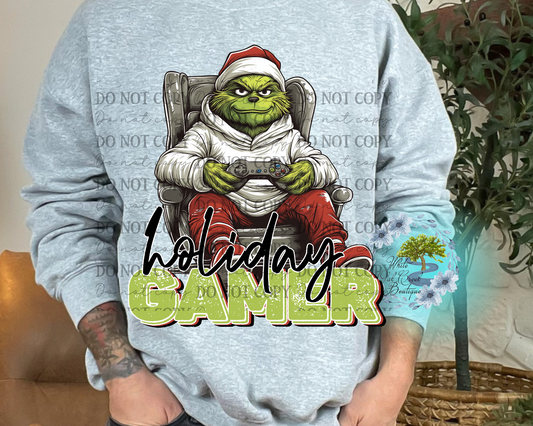 DTF Transfer Grinch Gamer