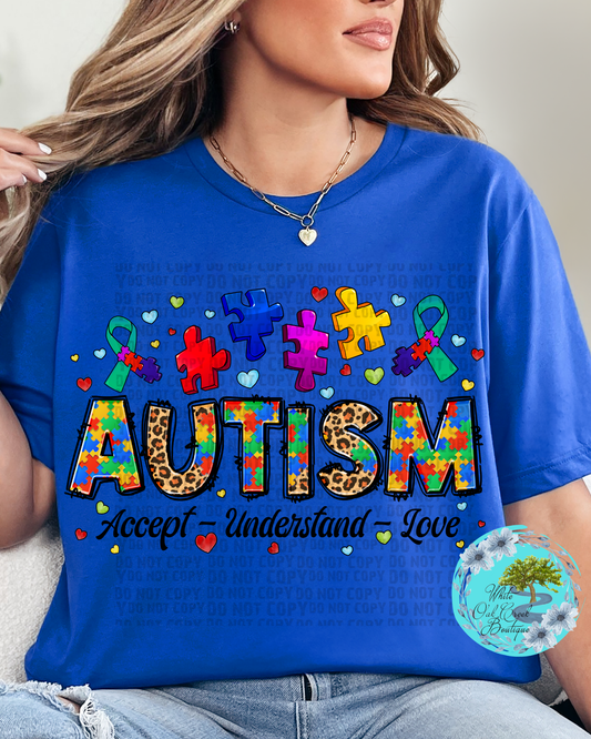 Autism Accept Love T-Shirt