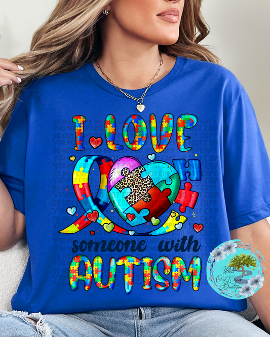 Autism I Love T-Shirt