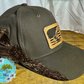 Heavy Equipment Embroidered Lasered Faux Leather Patch Twill Trucker Hat