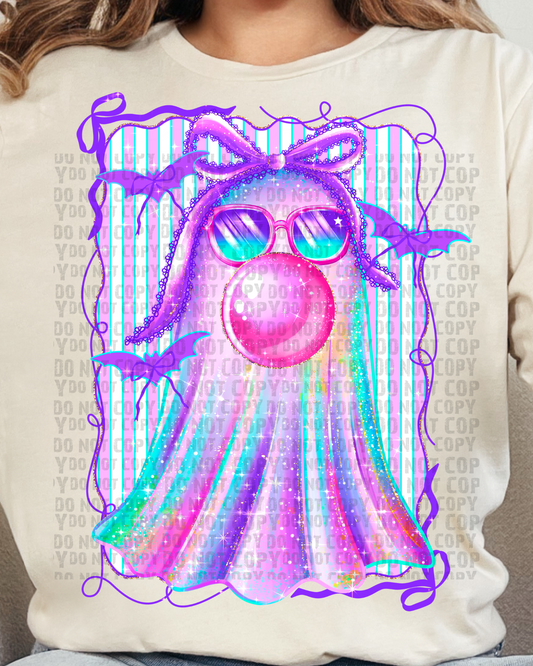 DTF Transfer Bubblegum Ghost