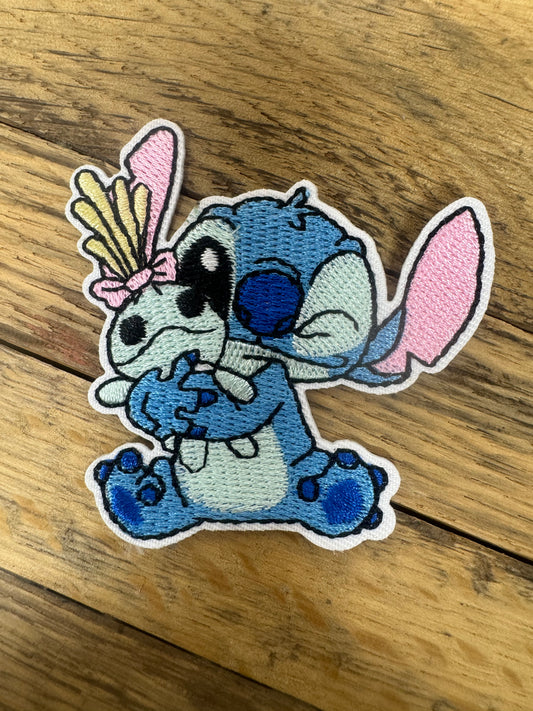 Stitch & Friend Embroidered Hat Patch