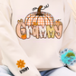Checked Pumpkin Personalized T-Shirt or Sweatshirt