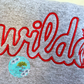 Wildcats Embroidered Sweatshirt Vintage Font