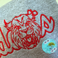 Wildcats Embroidered Sweatshirt Vintage Font