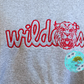 Wildcats Embroidered Sweatshirt Vintage Font