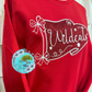 Custom Glitter Pennant Flag Sweatshirt