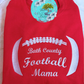 Football Embroidered Sweatshirt Vintage Font