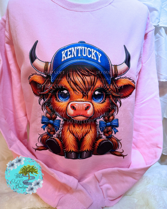 Kentucky Highland Cow Sweatshirt