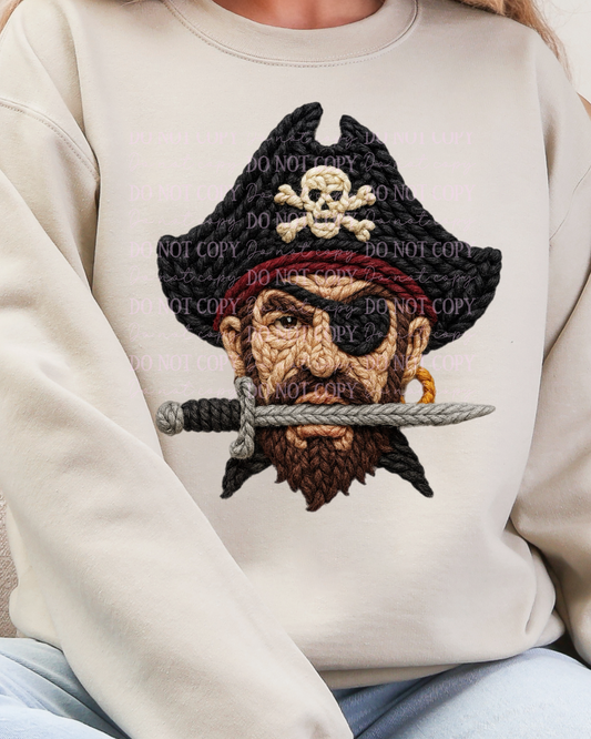 DTF Transfer Pirate Faux Yarn