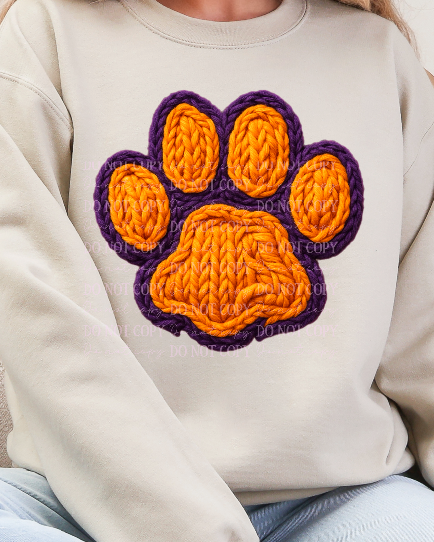 DTF Transfer Tigers Yarn