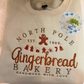 Gingerbread Embroidered Sweatshirt
