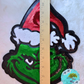 Grinch Sequin 11” Iron-On Patch DIY