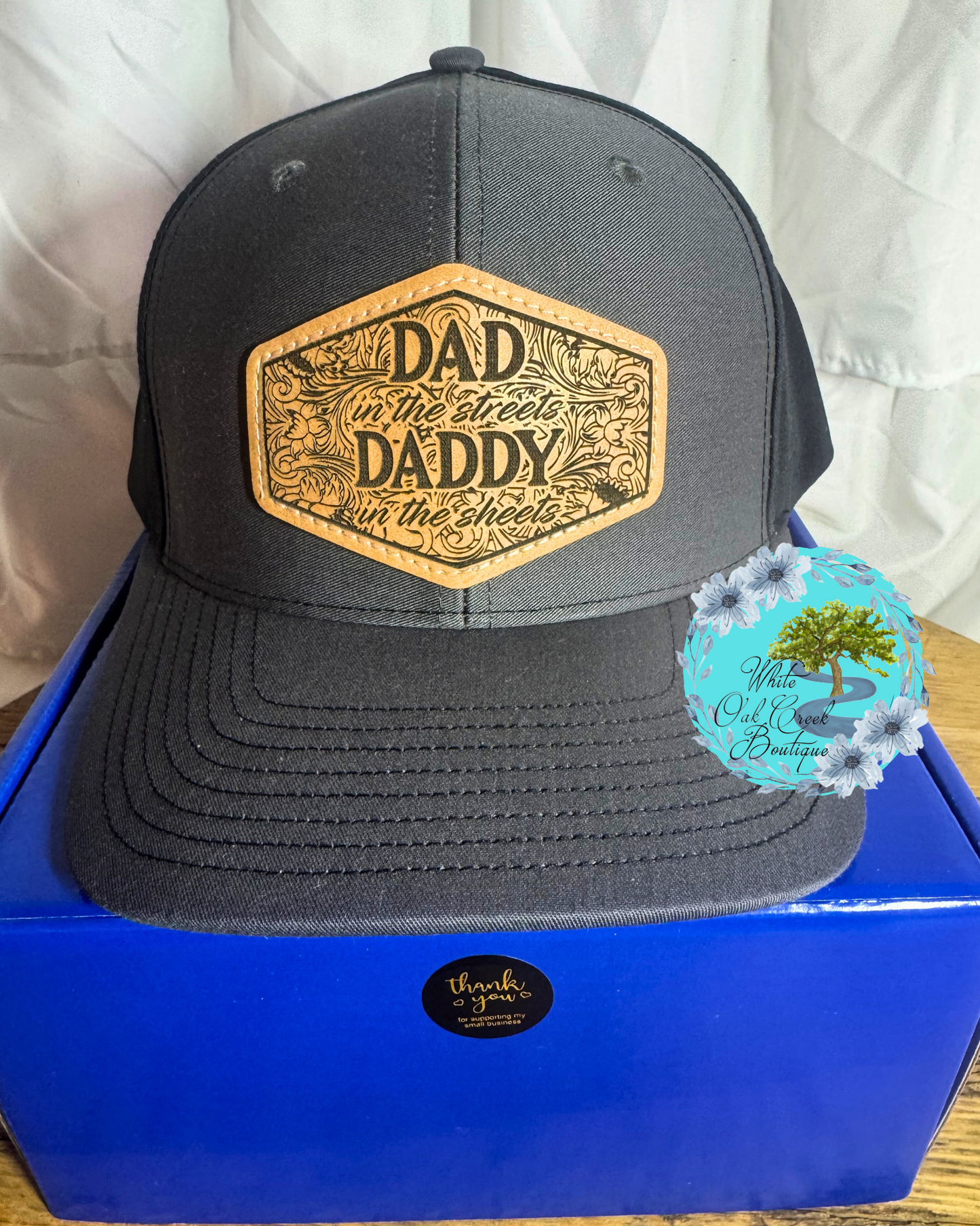 Dad in the Streets Scroll Lasered Richardson Hat