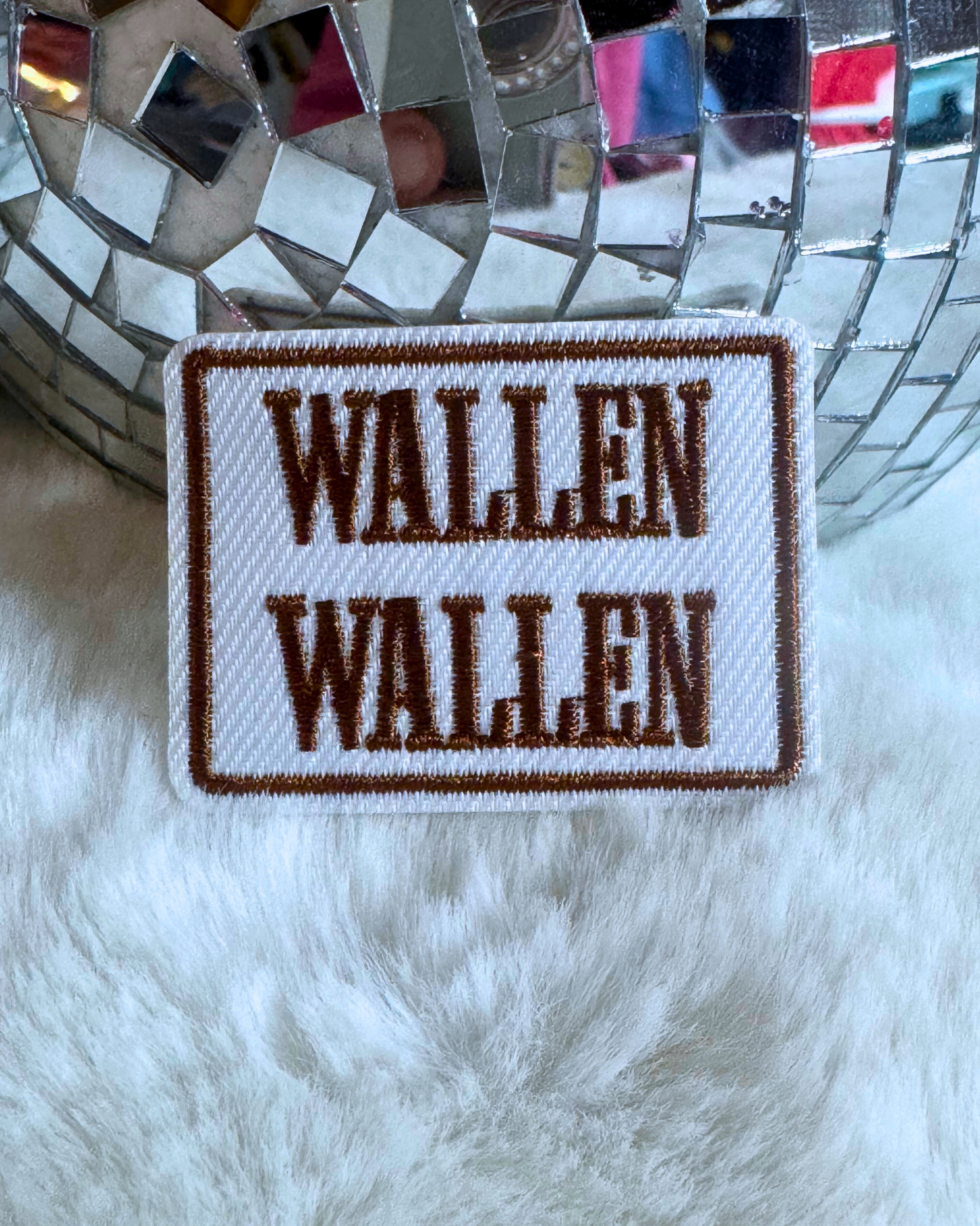 Wallen Focal 2” Embroidered Trucker Hat Patch