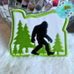 Bigfoot 3”Embroidered Iron on hat patch with adhesive