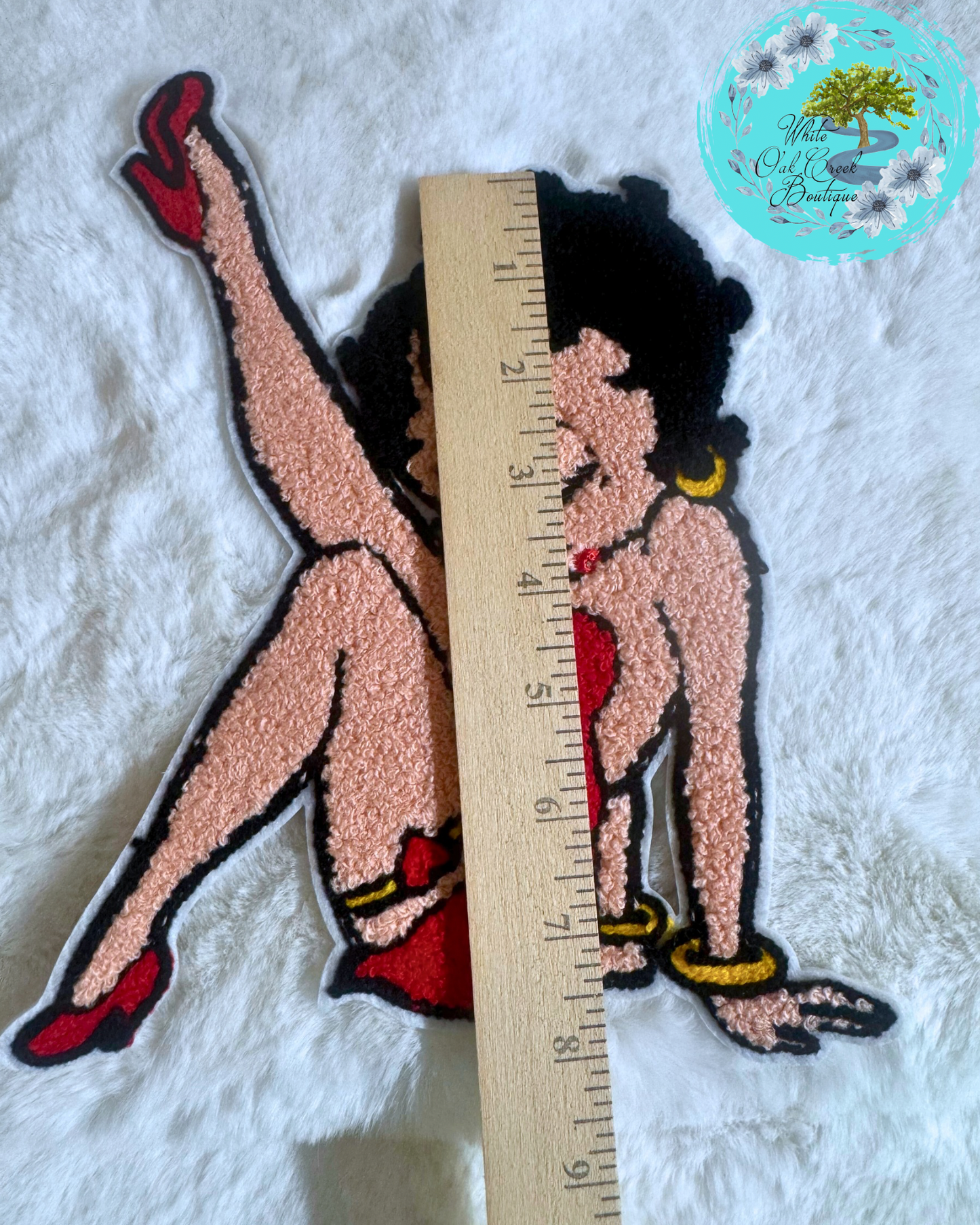 Betty 8” Chenille Patch