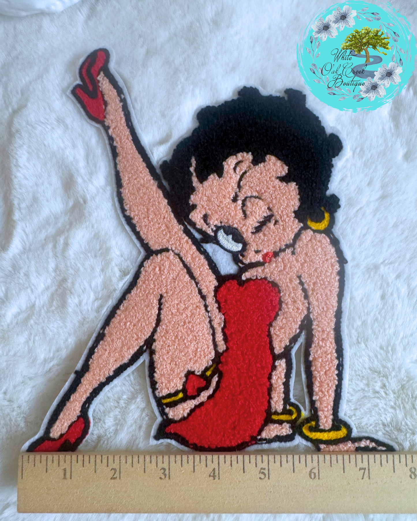 Betty 8” Chenille Patch