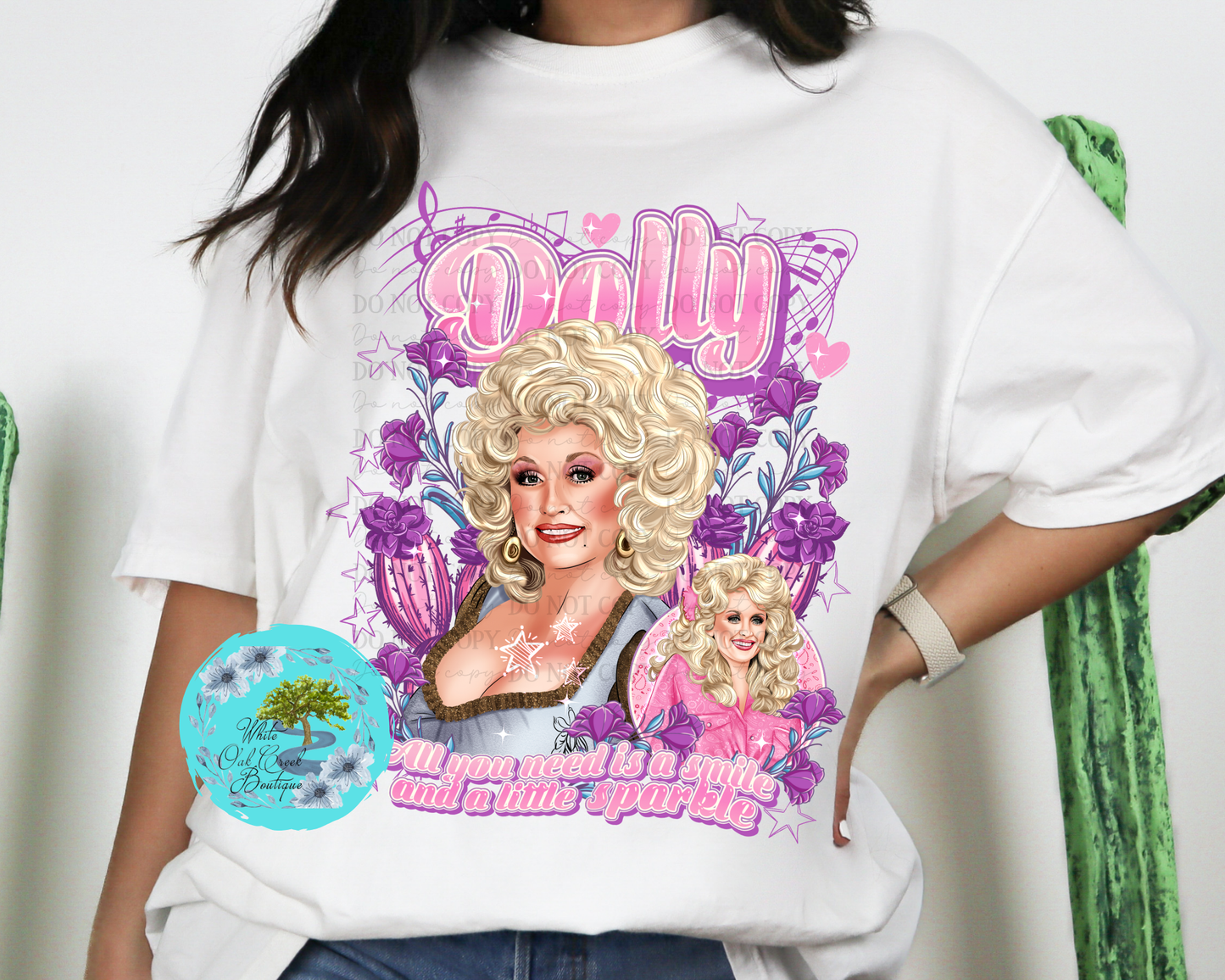 DTF Transfers Dolly Sparkle