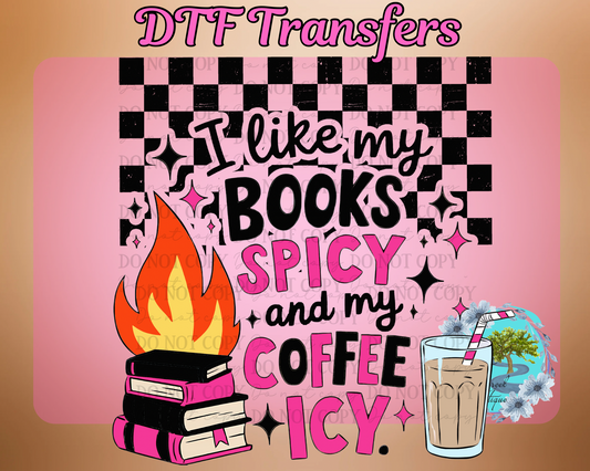 DTF Transfer Spicy Books