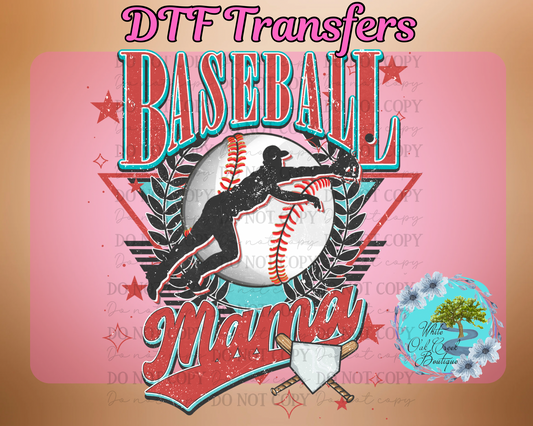 DTF Transfer Baseball Mama