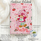 Hardcover Notebook Strawberry Personalized