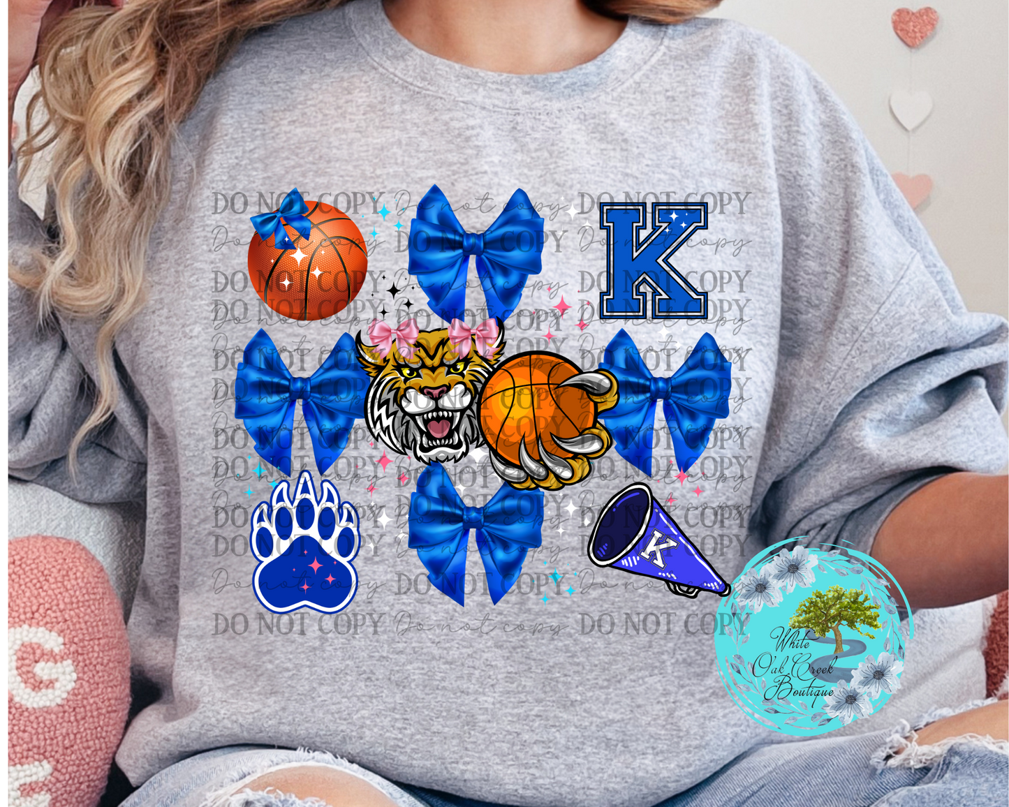Kentucky Basketball Coquette Bow