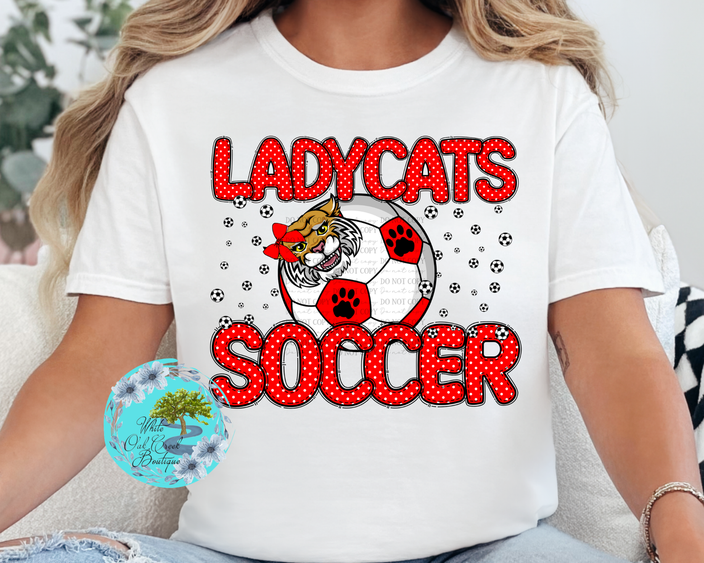 Lady Cats Soccer T-Shirt