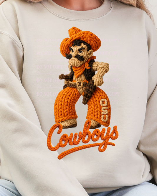 DTF Transfer OSU Cowboys Yarn