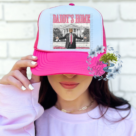 Trump Daddy's Home HAT DTF Transfer