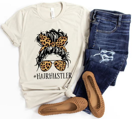 Hair Hustler Messy Bun T-Shirt