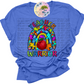 Teacher Warrior Autism T-Shirt