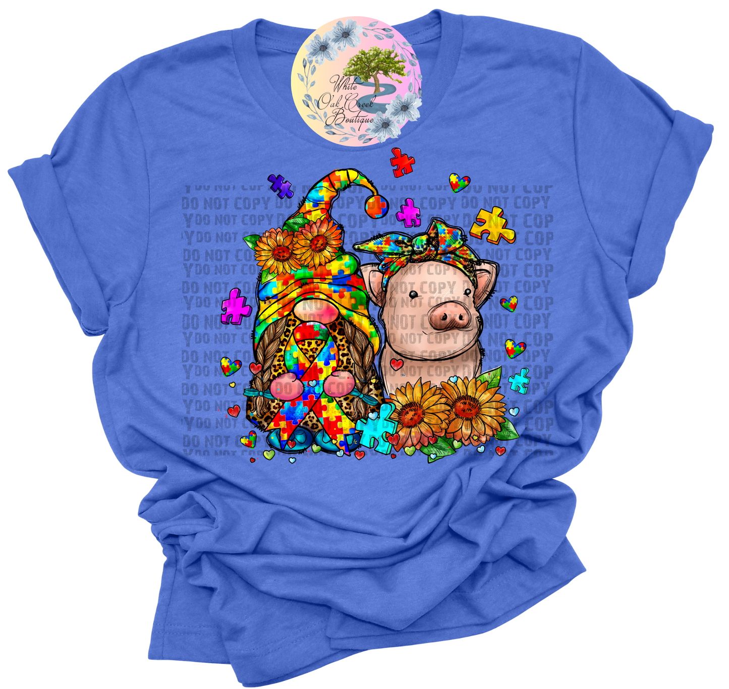 Pig Gnome Autism T-Shirt