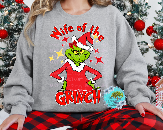 Wife of the Grinch Sweatshirt
