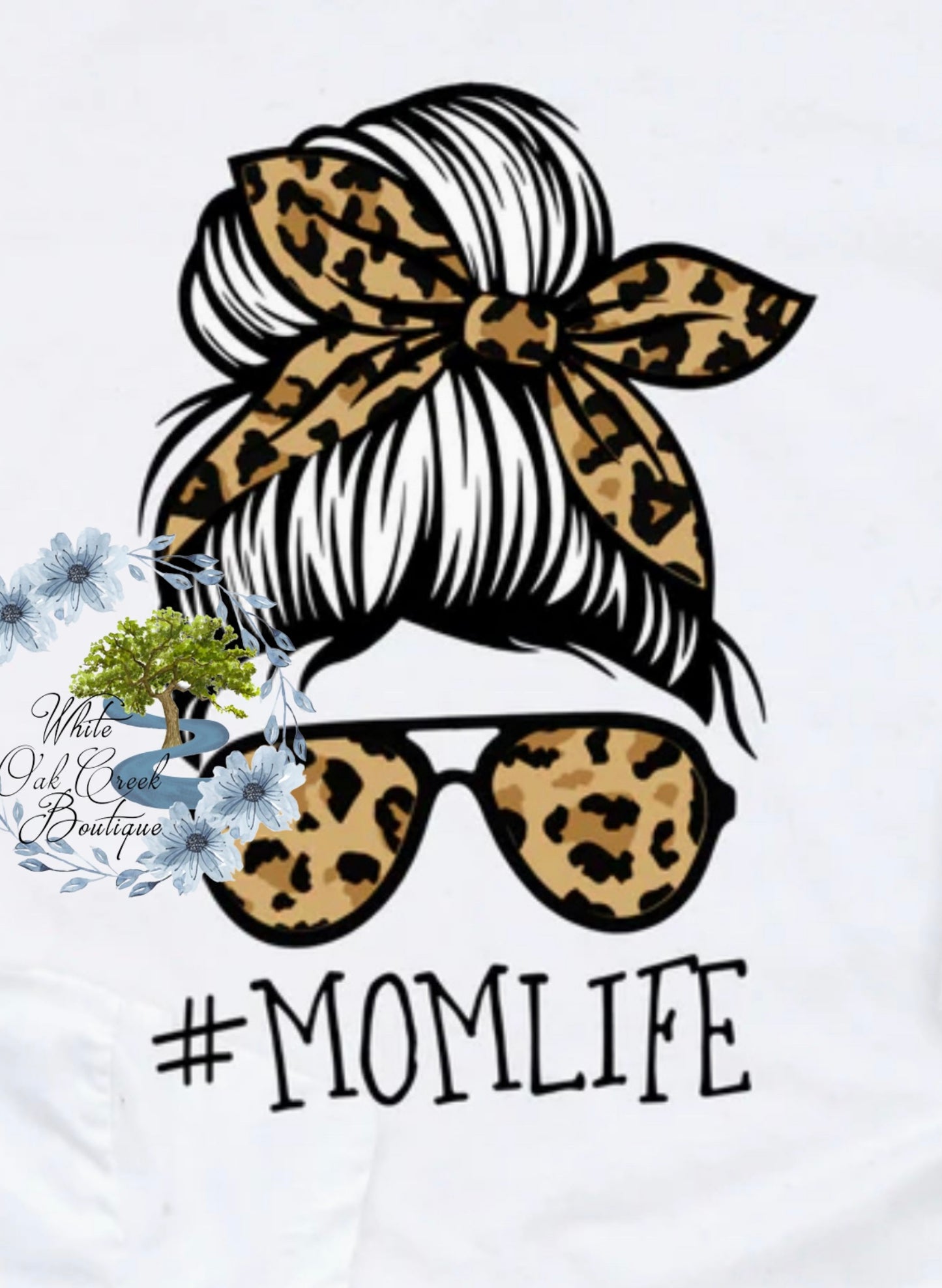 Mom Life Messy Bun T-Shirt