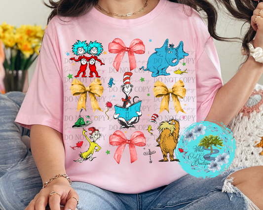 Reading Coquette Bow T-shirt
